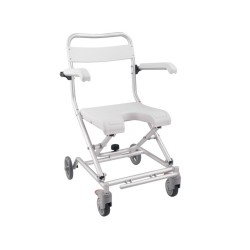 GIMA COMODA DA DOCCIA CON RUOTE