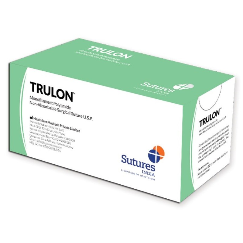 HEALTHIUM SUTURA NON ASSORBIBILE TRULON CALIBRI DIVERSI - CONF. 12 PZ.