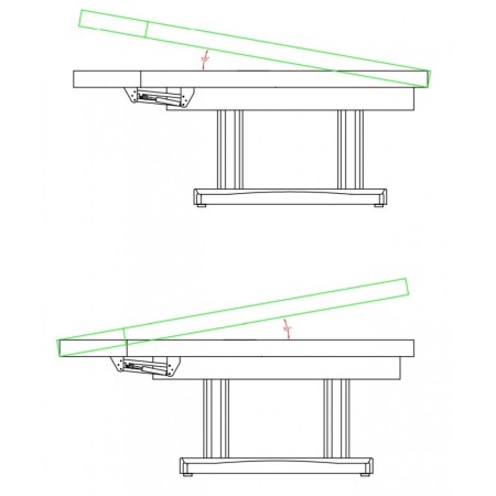 WEELKO LETTINO ELETTRICO A 4 MOTORI - REGOLABILE (TENSOR)