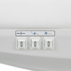 WEELKO POLTRONA PER CENTRI ESTETICI GIREVOLE A 240° - ELETTRICA CON 4 MOTORI - POGGIAPIEDI REGOLABILE (TEMPO)