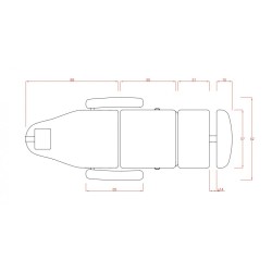 WEELKO POLTRONA PER CENTRI ESTETICI CON POGGIAPIEDI REGOLABILE - ELETTRICA CON 4 MOTORI - 2 COLORI (FRONT)