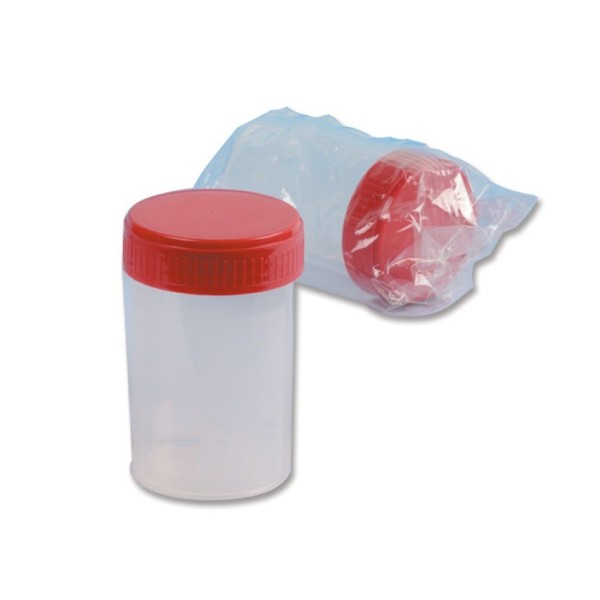 GIMA CONTENITORE PER URINE CON SCALA GRADUATA - 60 ML. CAMERA BIANCA ISO8- (CONF. 300 PZ.)