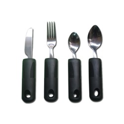 GIMA KIT POSATE MODELLABILE (FORCHETTA, COLTELLO, CUCCHIAIO PICCOLO E GRANDE)