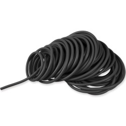 GIMA MATASSA TUBO LATEX 25 m x 3,5 mm - X-RESISTENTE- NERO