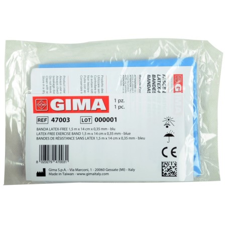 BANDA LATEX-FREE 1,5 Mx 14 CMx 0,30 MM- ROSSA