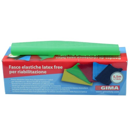 GIMA BANDA LATEX-FREE 5,5 M x 14 CM x 0,20 MM- GIALLA