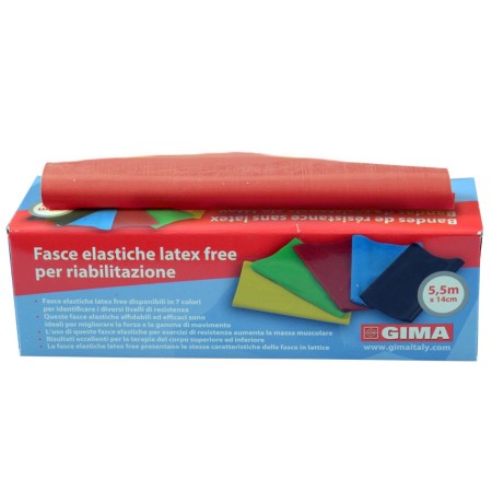 GIMA BANDA LATEX-FREE 5,5 M x 14 CM x 0,25 MM- VERDE