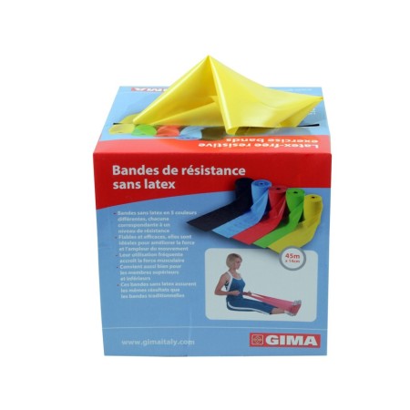 GIMA BANDA LATEX-FREE 45 M x 14 CM x 0,20 MM - GIALLA