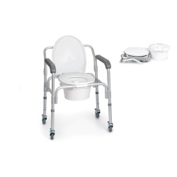 MORETTI SEDIA COMODA 4 FUNZIONI IN UNA - SMONTABILE SU RUOTE