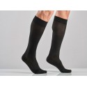 SANYLEG GAMBALETTO COTONE UNISEX-MEDIA COMPRESSIONE- NERO-MISURE DIVERSE
