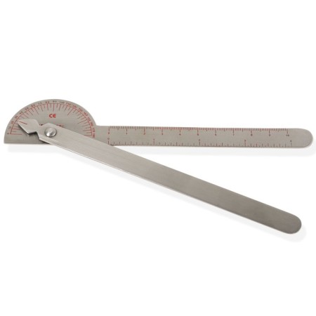 GIMA GONIOMETRO 180° - IN  ACCIAIO INOX