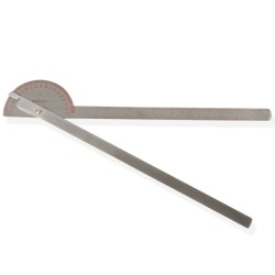 GONIOMETRO A BRACCI LUNGHI 180° - in acciaio INOX