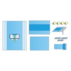 GIMA SET GINECOLOGICO UNIVERSALE - STERILE CONFZ.  8 PZ