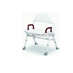 MORETTI SEDIA PER DOCCIA PIEGHEVOLE CON SPALLIERA