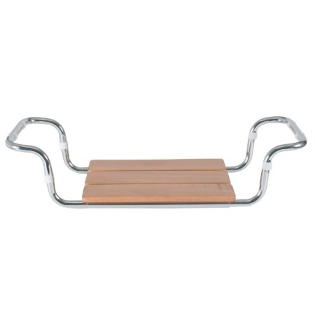 MORETTI SEDILE PER VASCA DA BAGNO CON SEDUTA IN LEGNO