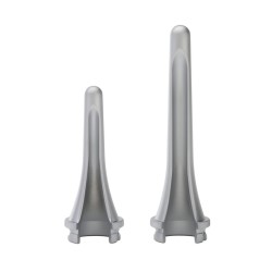 HEINE  SPECULUM DI METALLO – SCANALATI PER TESTINA APERTA - MISURE DIVERSE