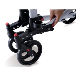 GIMA DEAMBULATORE COMPACT - PIEGHEVOLE - ROSSO