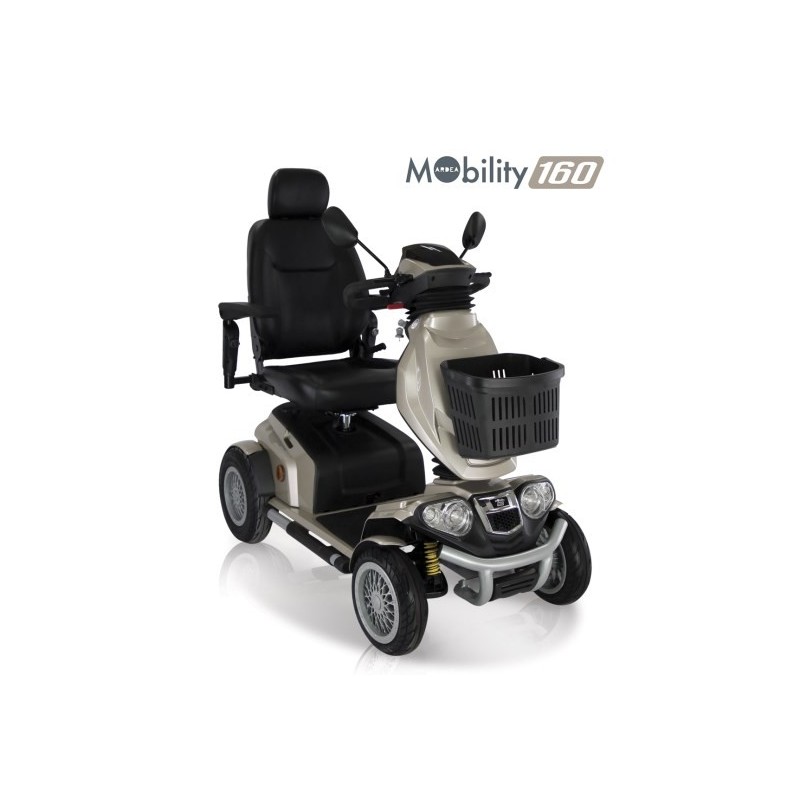 MORETTI SCOOTER – MOBILITY160 CON REGOLAZIONE INCLINAZIONE MANUBRIO,STERZO E BRACCIOLI.