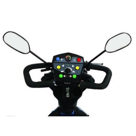 MORETTI SCOOTER – MOBILITY140 CON REGOLAZIONE INCLINAZIONE MANUBRIO,STERZO E BRACCIOLI.