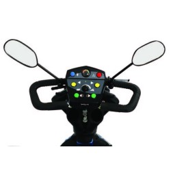 MORETTI SCOOTER – MOBILITY140 CON REGOLAZIONE INCLINAZIONE MANUBRIO,STERZO E BRACCIOLI.