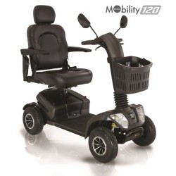 MORETTI SCOOTER – MOBILITY130 CON REGOLAZIONE INCLINAZIONE MANUBRIO,STERZO E BRACCIOLI.