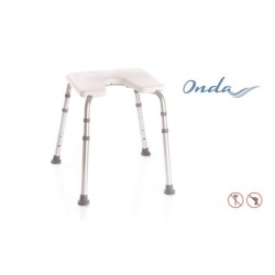 MORETTI SEDILE PER DOCCIA CON SEDUTA ROTONDA – REGOLABILE IN ALTEZZA