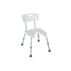 MORETTI SEDILE PER DOCCIA CON SEDUTA ROTONDA – REGOLABILE IN ALTEZZA